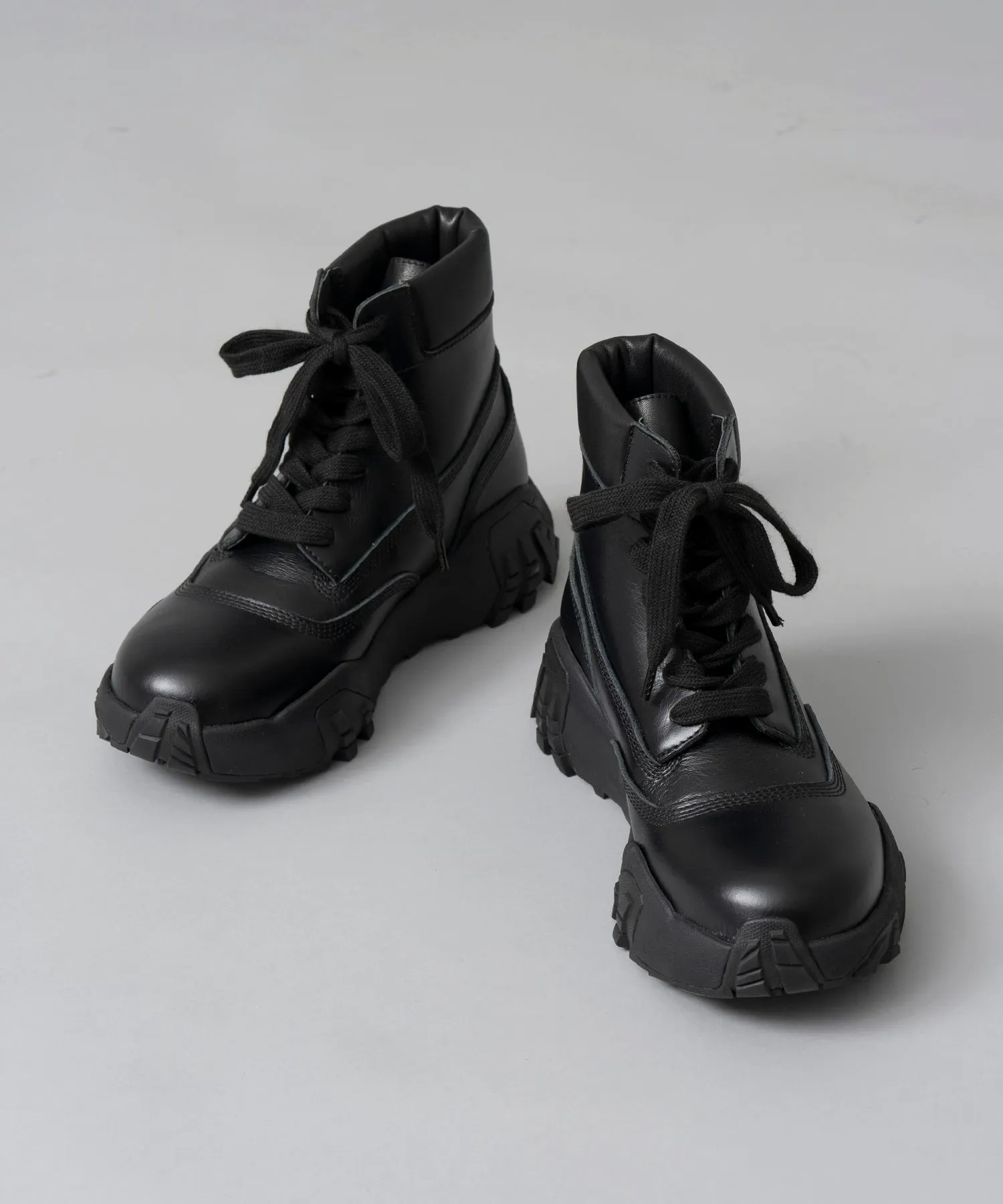 【24AW PRE-ORDER】【SPECIAL SHOES FACTORY COLLABORATION】Vibram Sole Lace-Up Boots Made In TOKYO