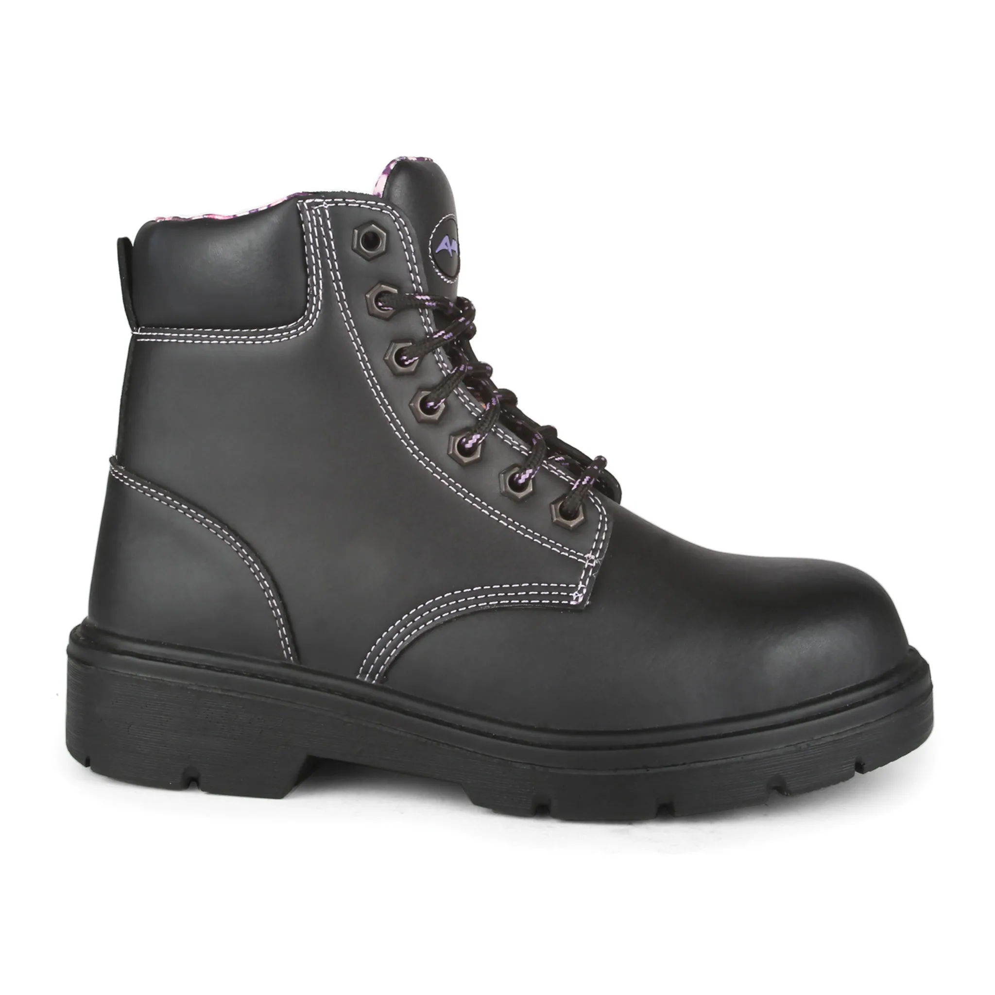 Acton ProLady Women's 5 Steel Toe Work Safety Boot 9233-11 - black