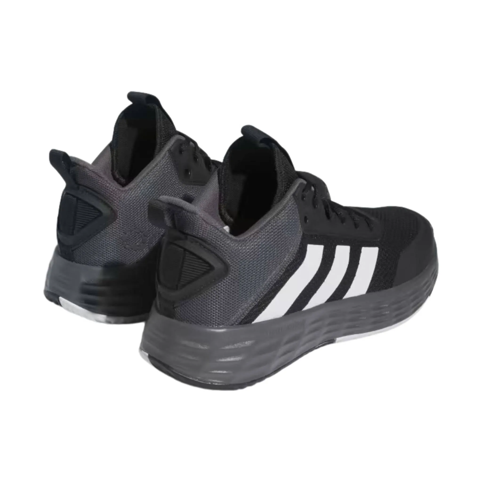 Adidas Men's Own The Game Basketball Shoes - Black/Grey