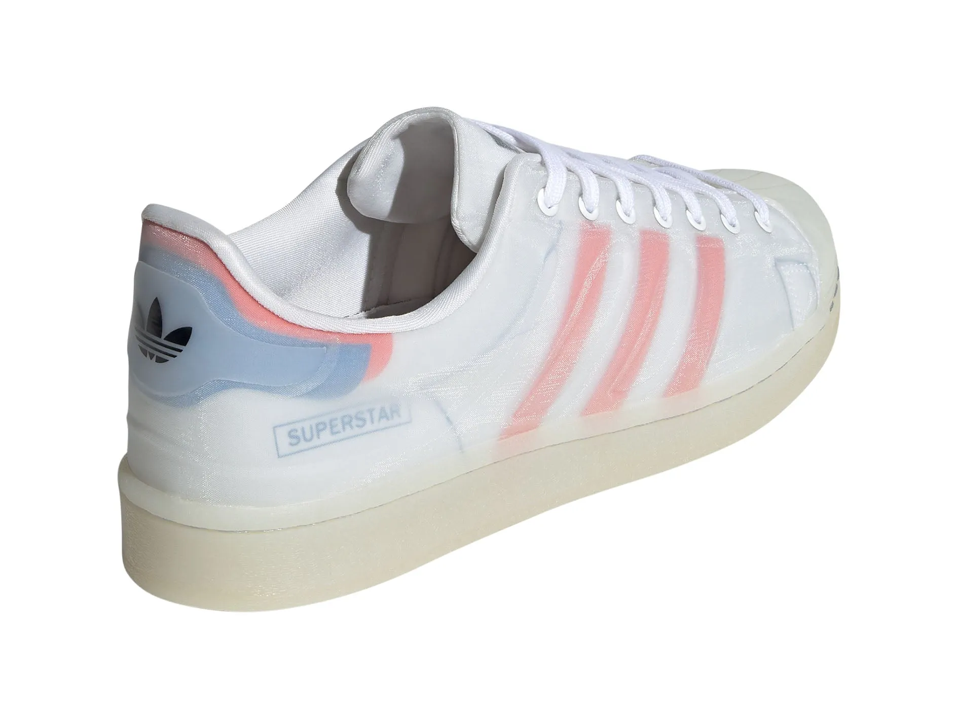 Adidas Mens Superstar Future Shell White/Blue/Pink <br> FX5544