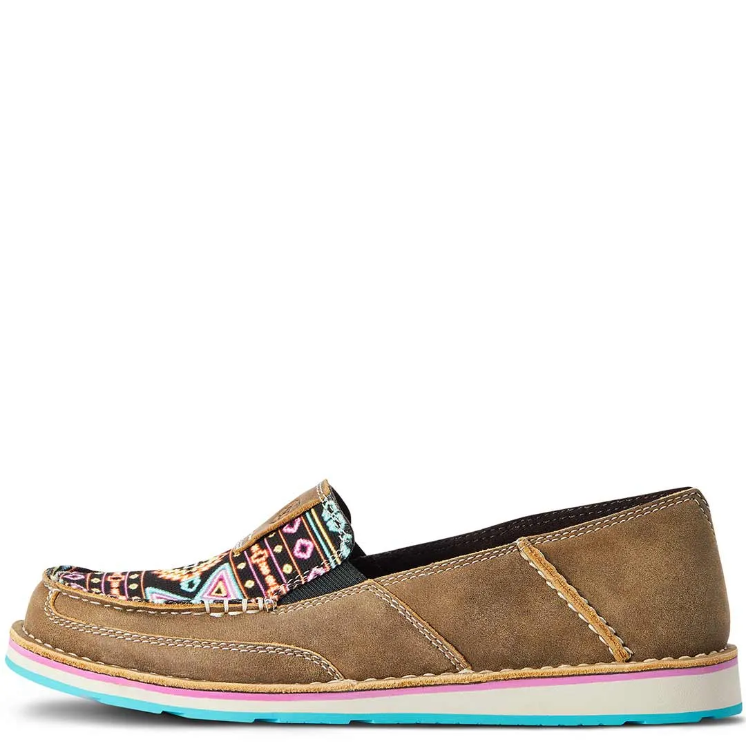 Ariat Women's Cruiser Neon Aztec Print Slip-On Shoes