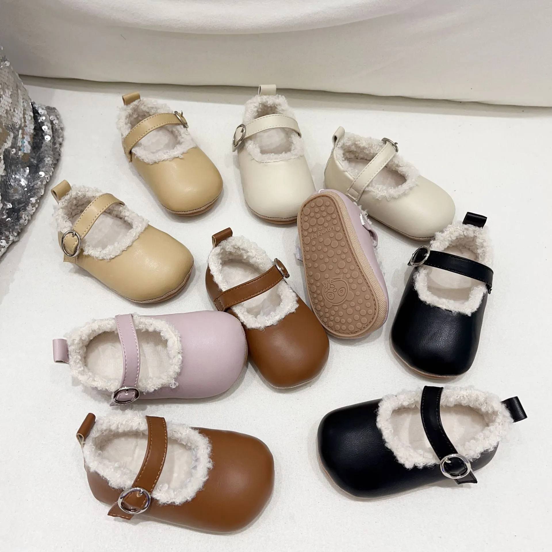 Baby Girls Solid Color Shoes Wholesale 231019135