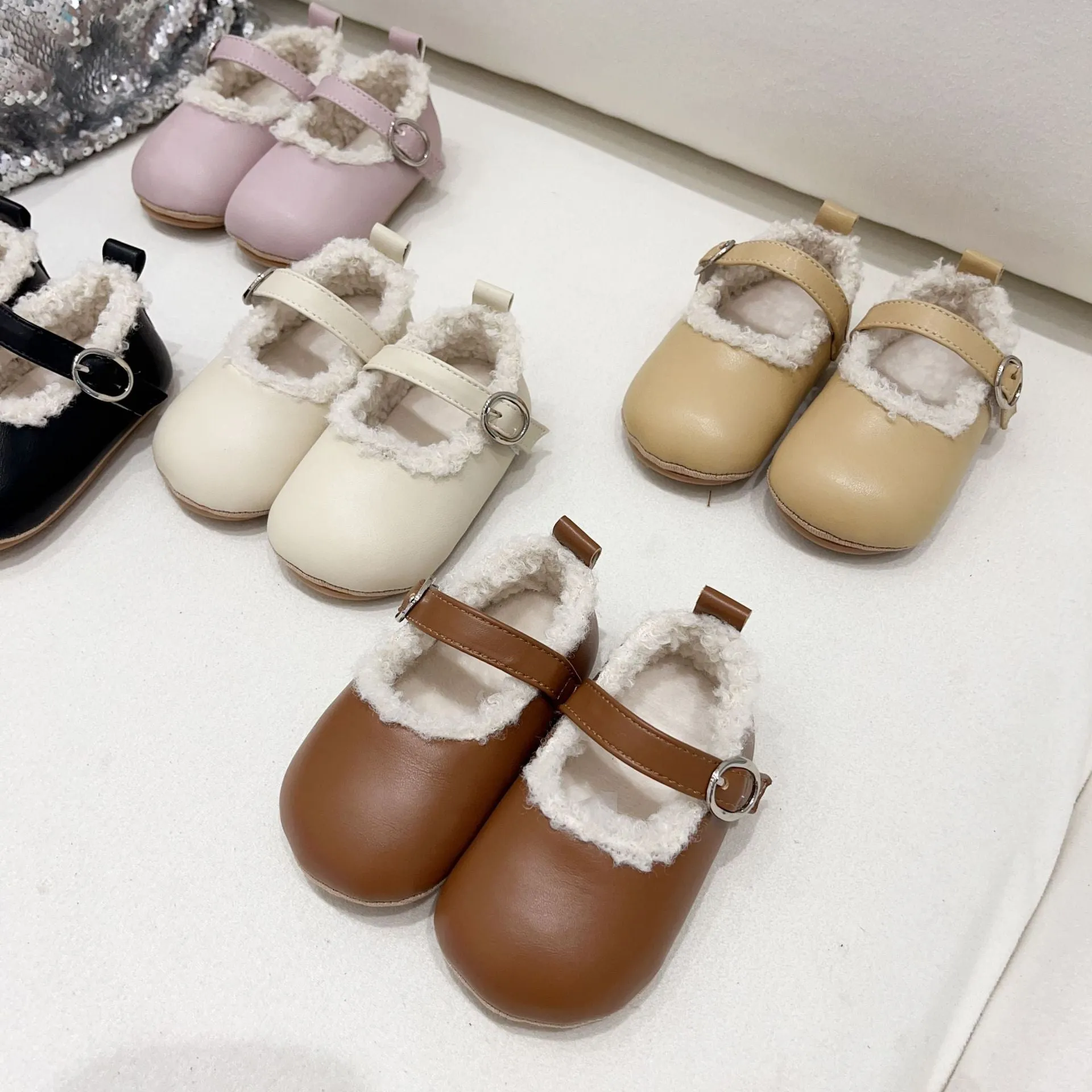 Baby Girls Solid Color Shoes Wholesale 231019135