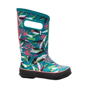 Bogs Kids' Palm Duo Rain Boots - Dark Turquoise