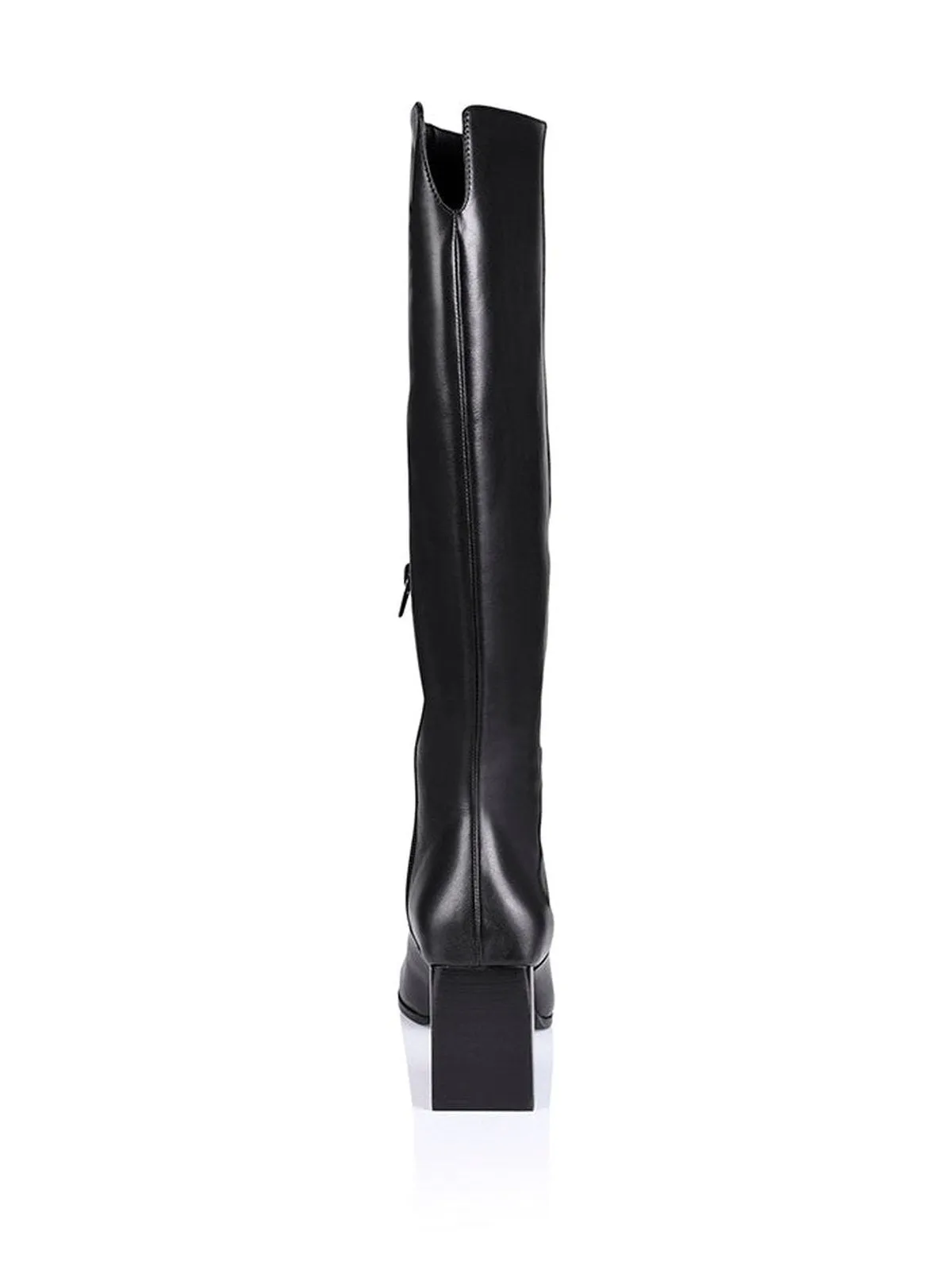 Burnett Tall Boot - Black Calf Nappa