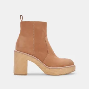 CECILE BOOTS PRALINE NUBUCK