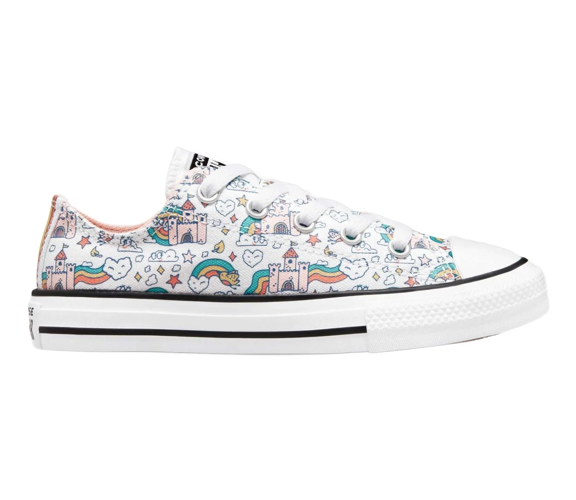 Converse Kids Chuck Taylor All Star Rainbow Castle Junior Low Top