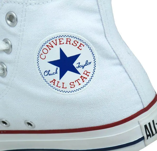 Converse Womens Shoes All Star High Optical White