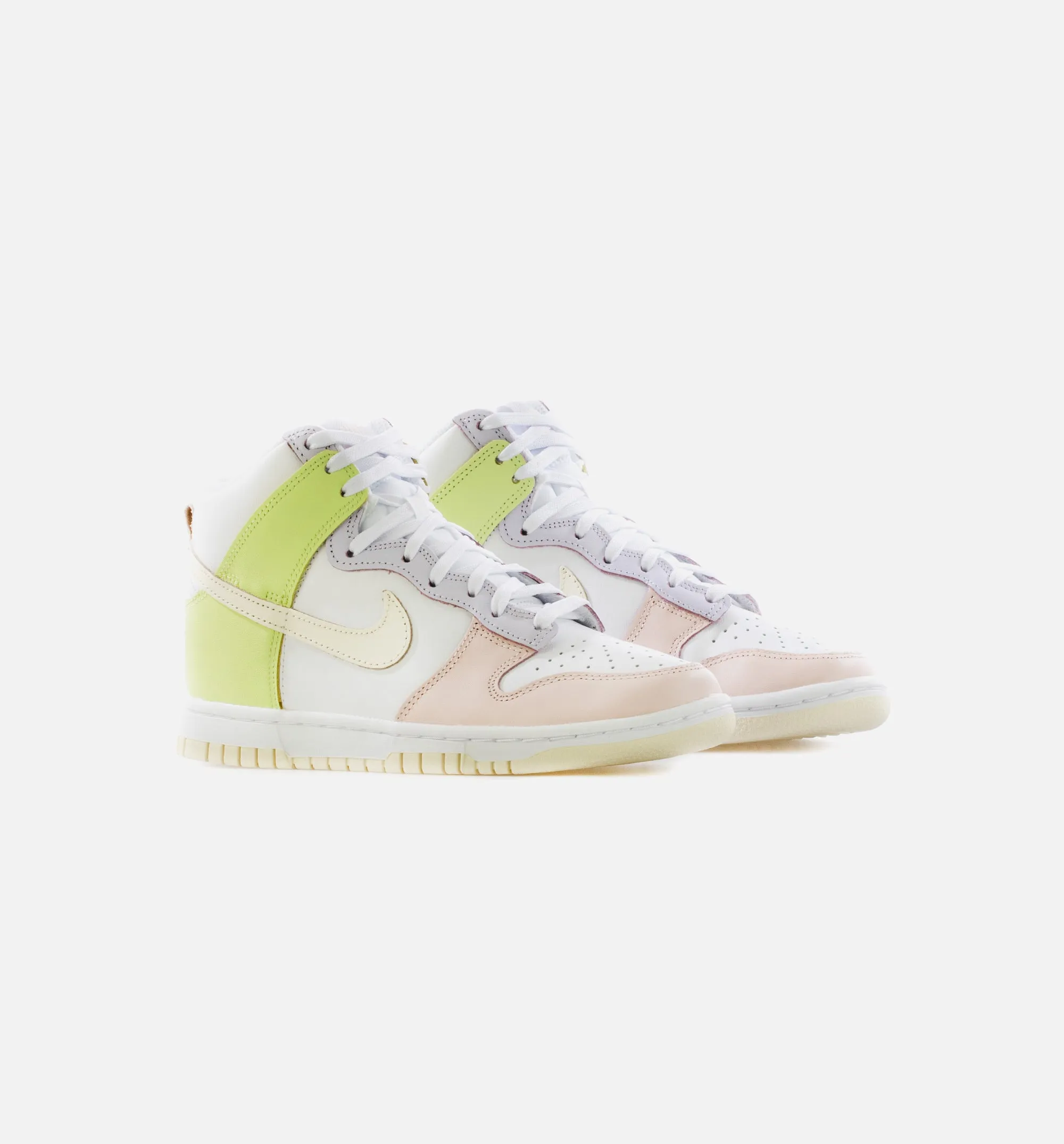 Dunk High Cashmere Womens Lifestyle Shoes - White/Cashmere/Lemon Twist Limit One Per Customer