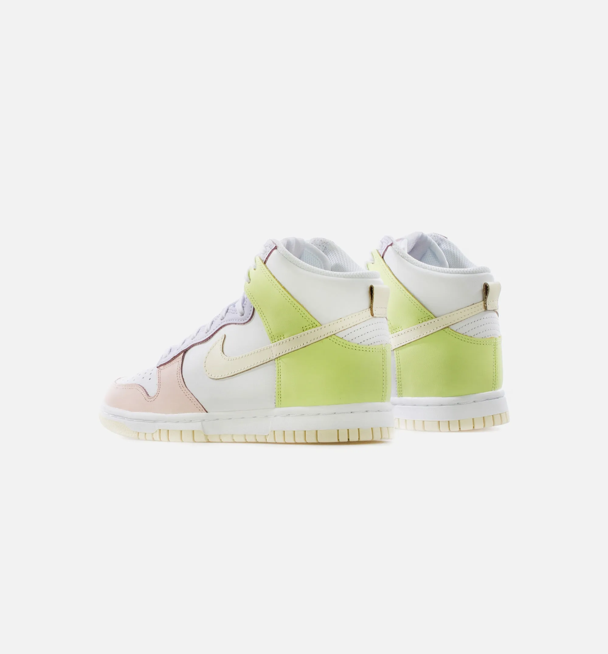 Dunk High Cashmere Womens Lifestyle Shoes - White/Cashmere/Lemon Twist Limit One Per Customer