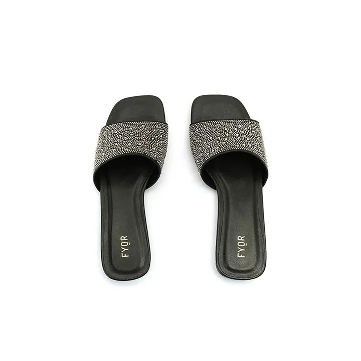 Embellished Diamante Slides HL 162