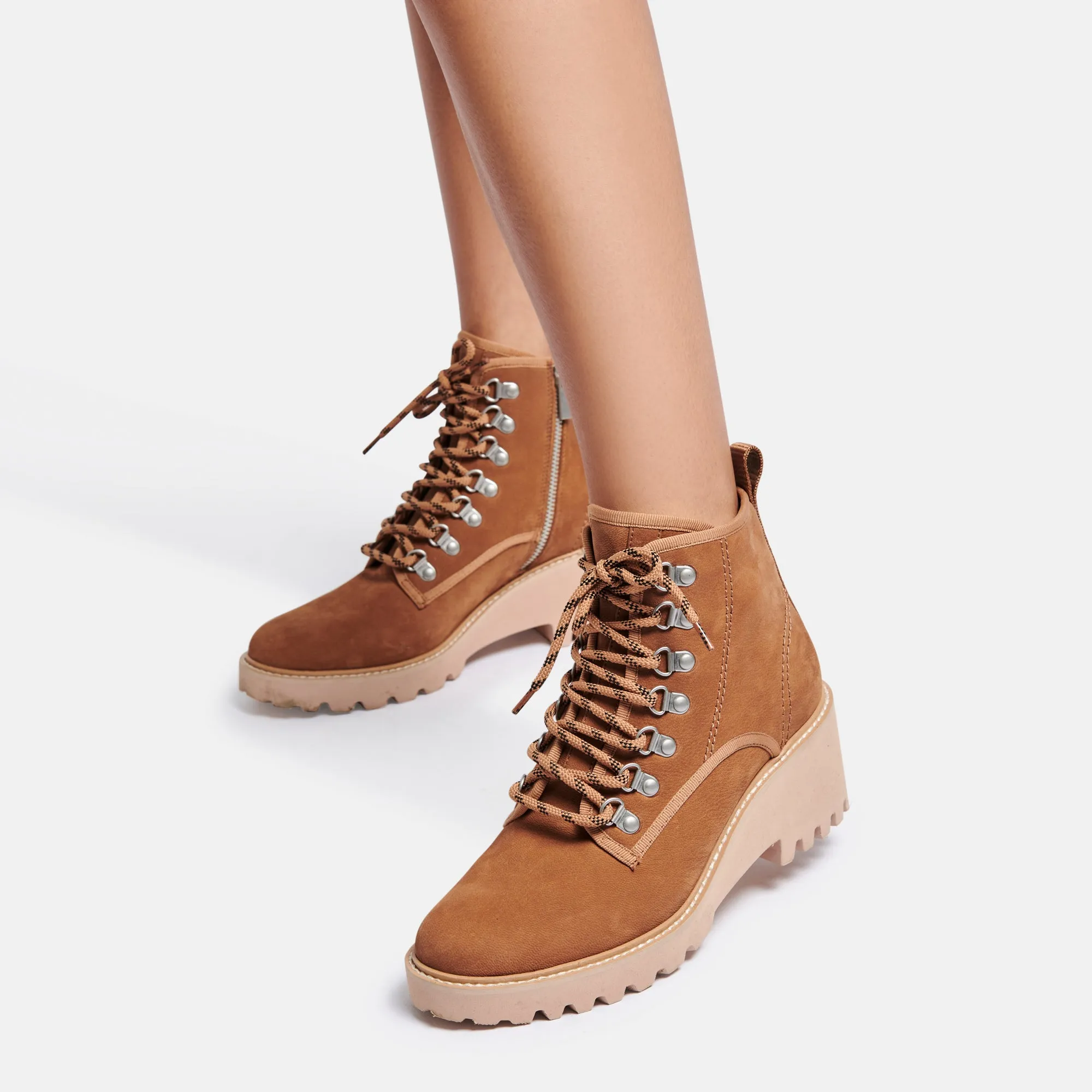 HUEY HIKER BOOTS WHISKEY NUBUCK