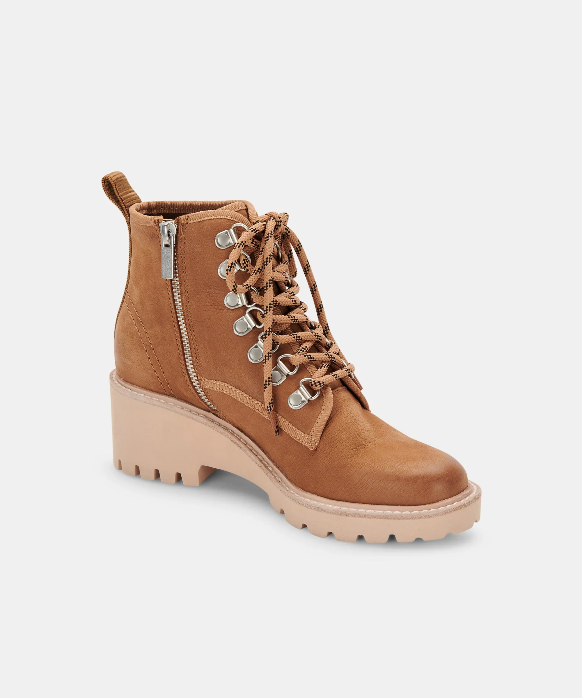 HUEY HIKER BOOTS WHISKEY NUBUCK