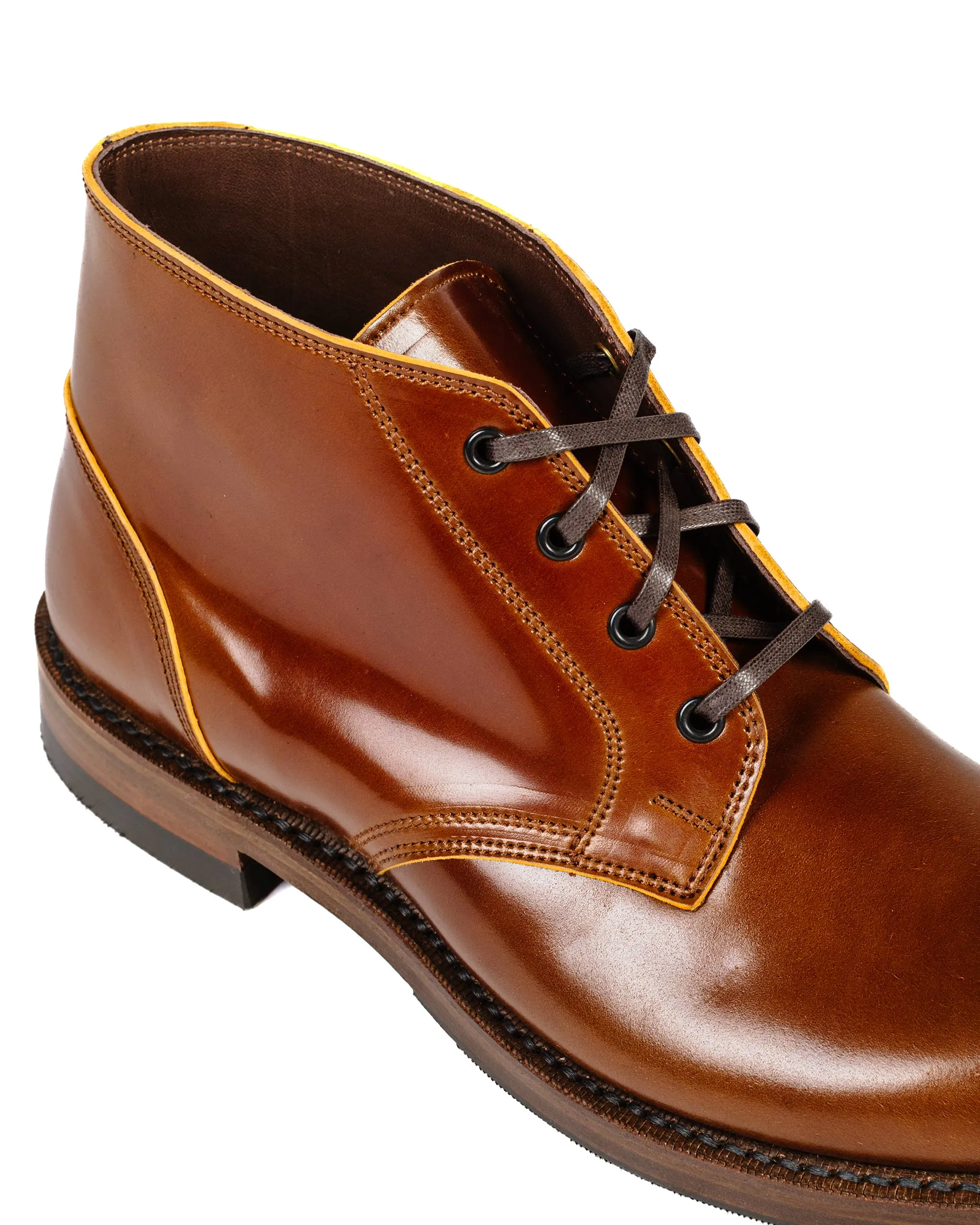 John Lofgren Bootmaker The Steadfast Chukka Boots Shinki Hikaku Shell Cordovan Cognac