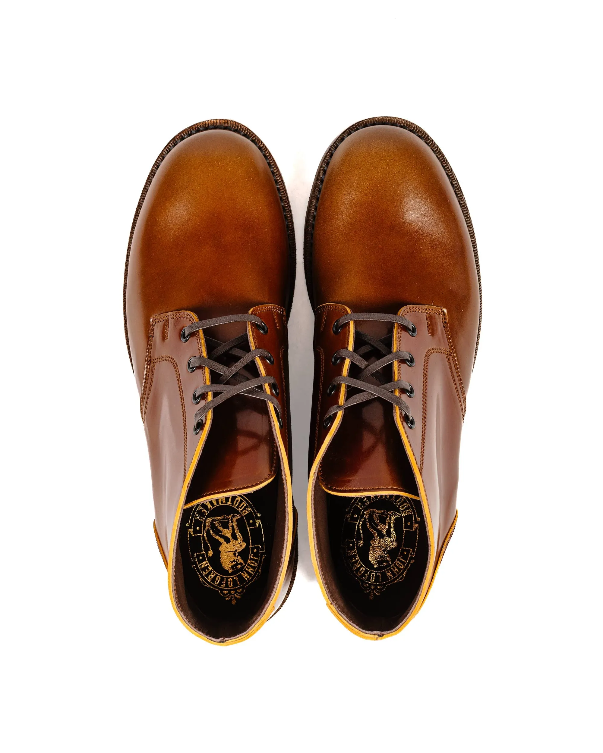 John Lofgren Bootmaker The Steadfast Chukka Boots Shinki Hikaku Shell Cordovan Cognac