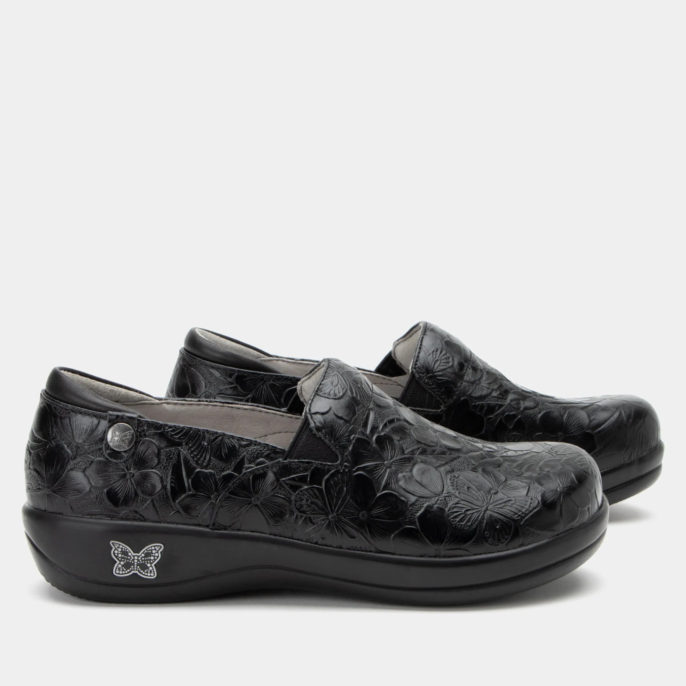 Keli Flutter Black Professional Shoe