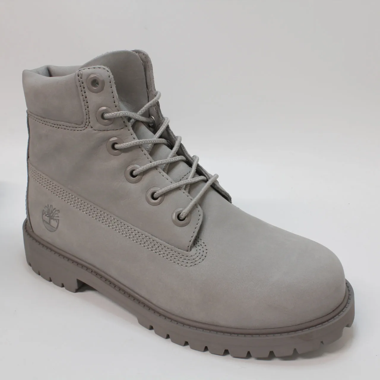 Kids Timberland Juniors 6 Premium Waterproof Medium Grey Uk Size 5