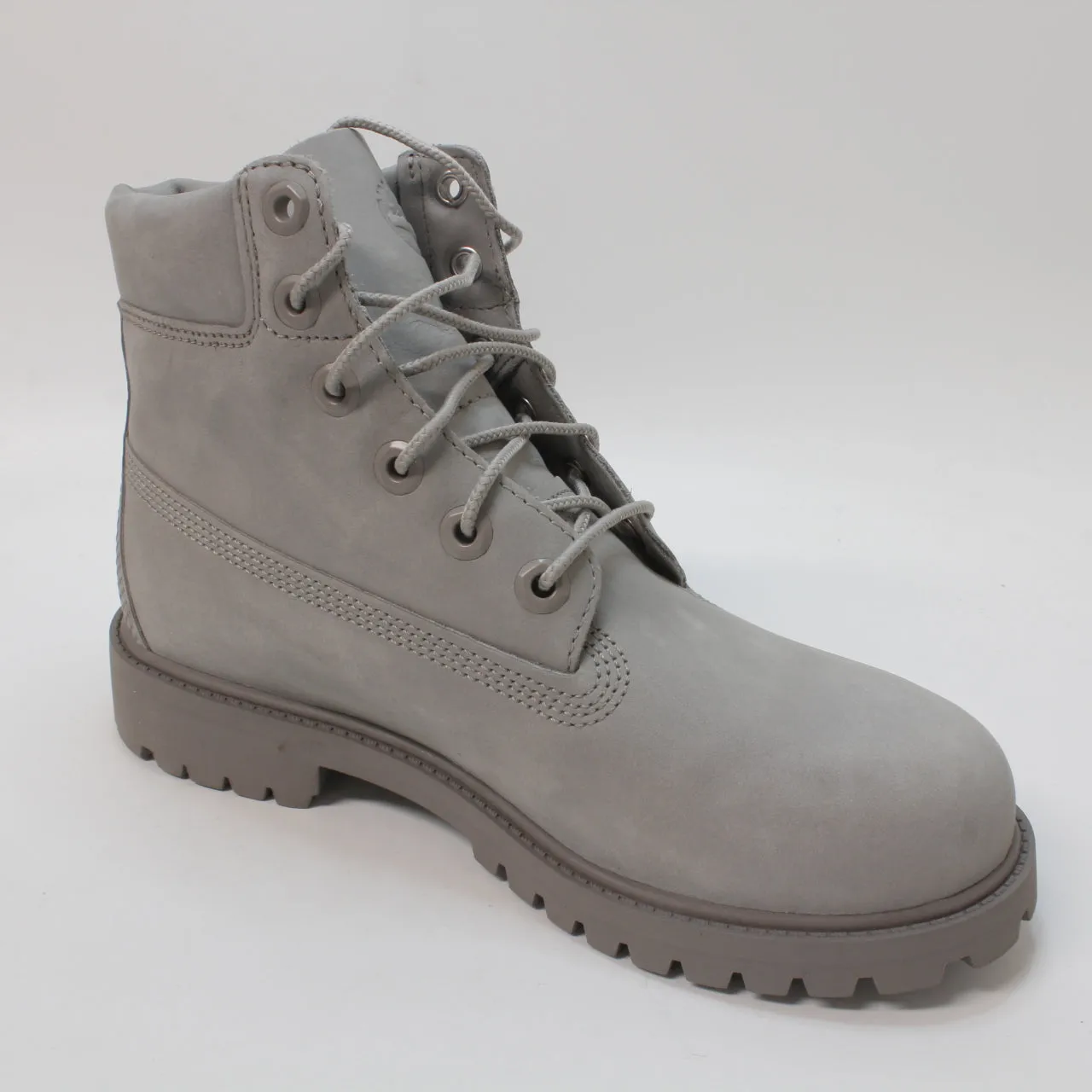 Kids Timberland Juniors 6 Premium Waterproof Medium Grey Uk Size 5