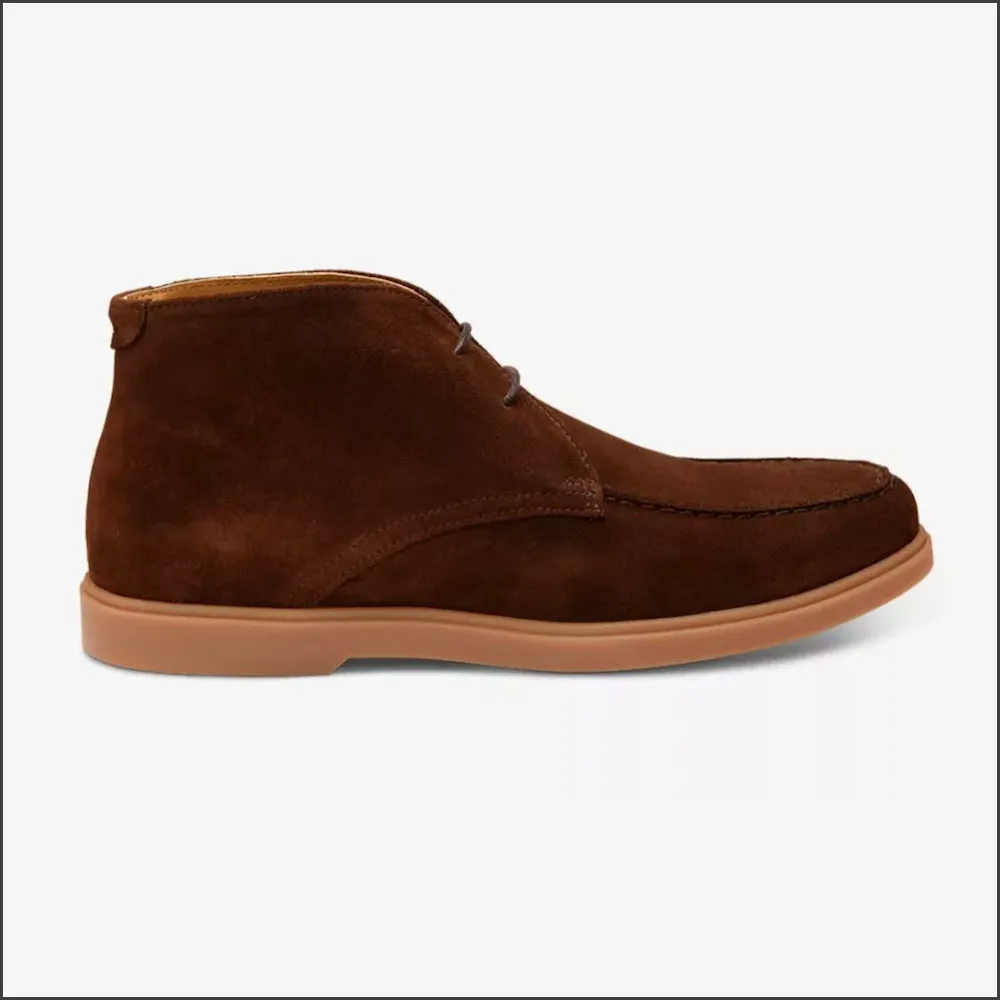 Loake Amalfi Chocolate Brown Suede*