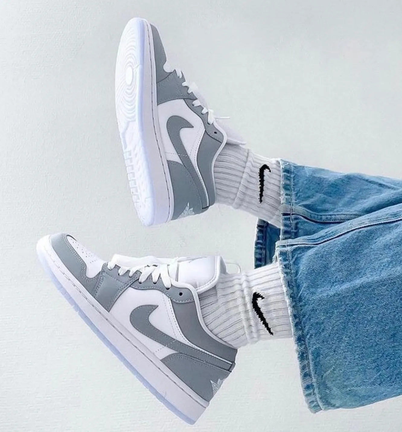 Nike Air Jordan 1 Low Wolf Grey Women's