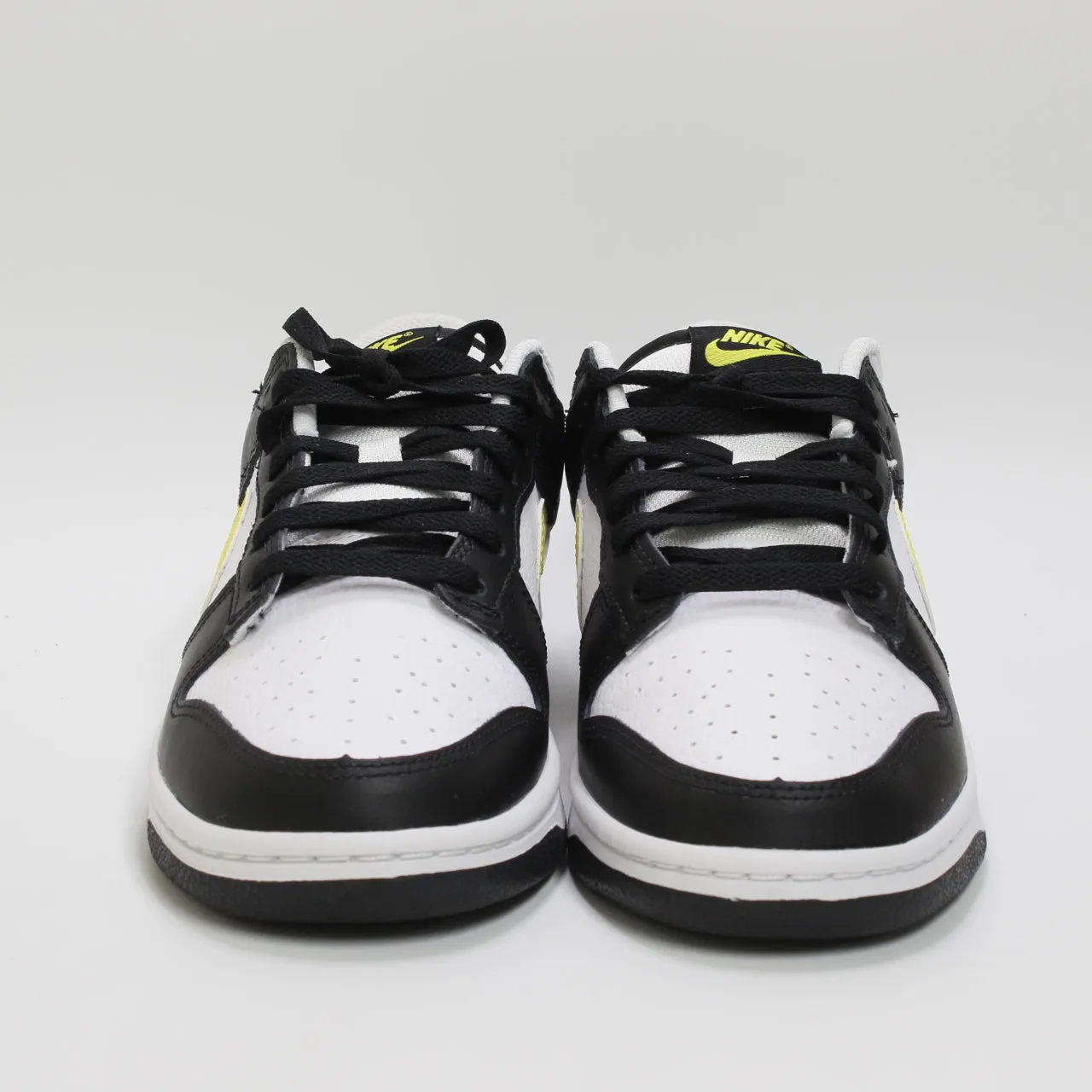 Nike Dunk Low Black Opti Yellow White Trainers