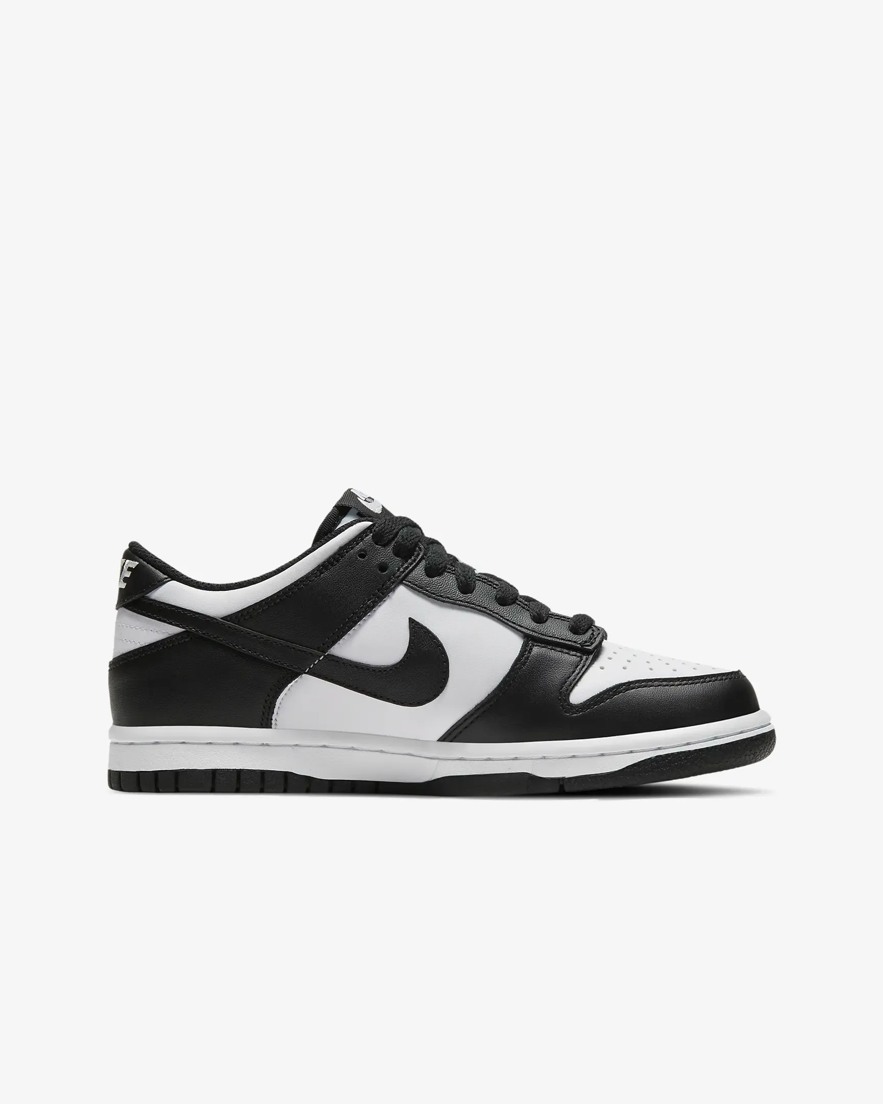 Nike Kid's Dunk Low Shoes - White / Black