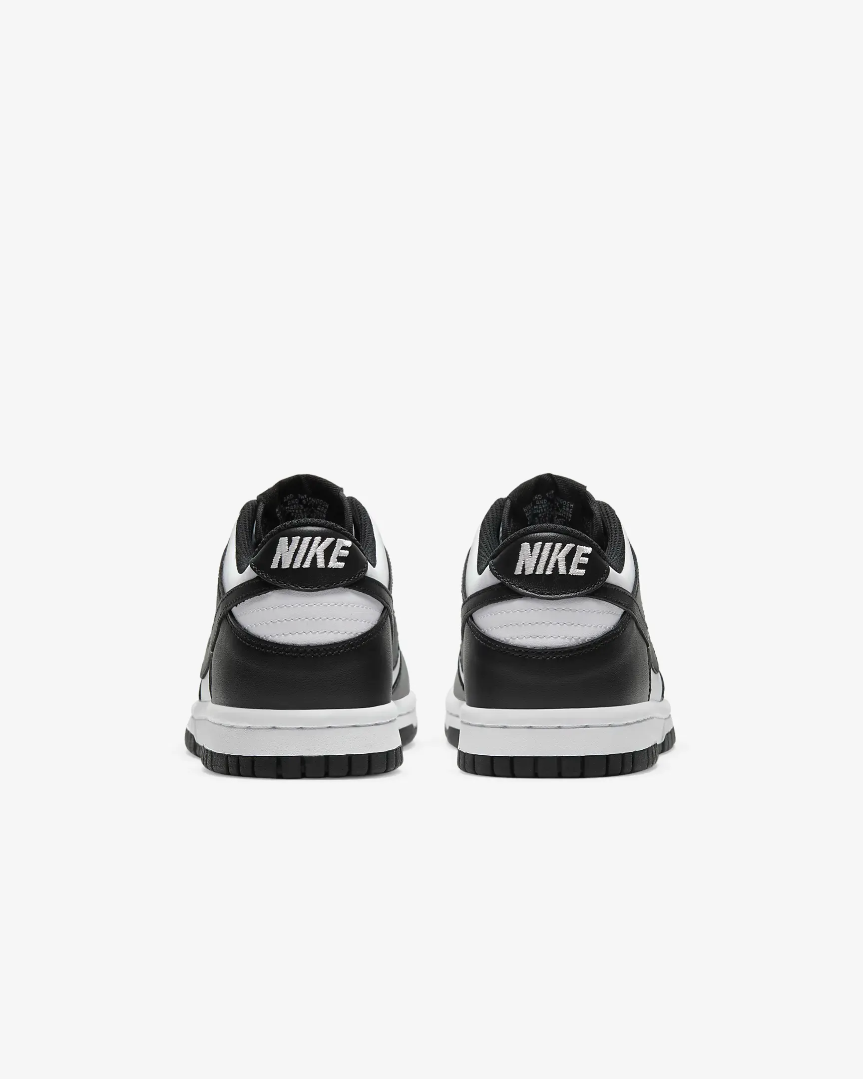 Nike Kid's Dunk Low Shoes - White / Black