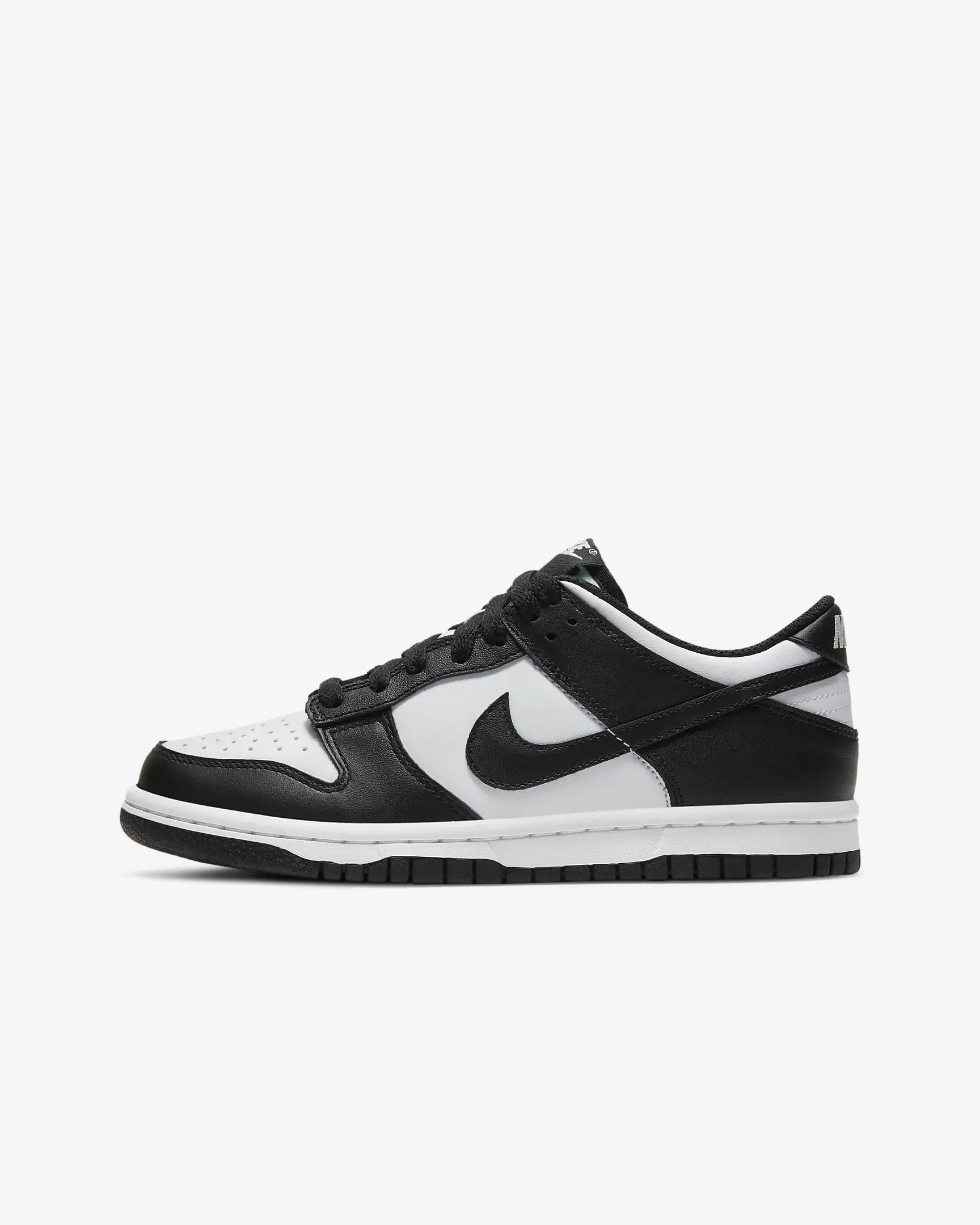 Nike Kid's Dunk Low Shoes - White / Black