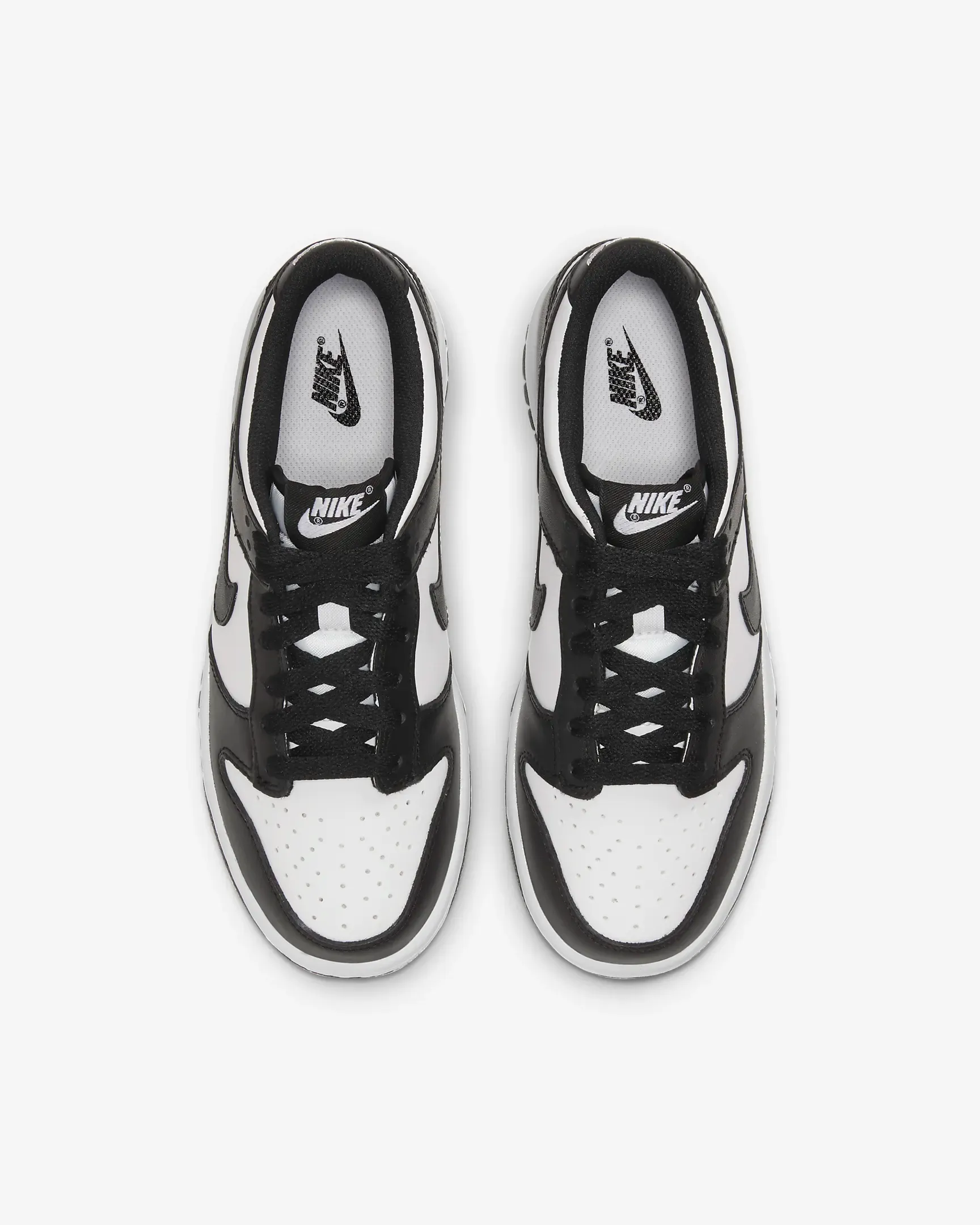 Nike Kid's Dunk Low Shoes - White / Black