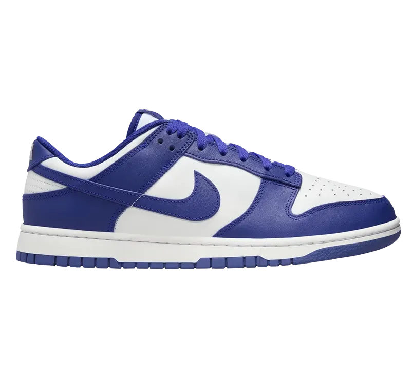 Nike Men's Dunk Low Retro Shoes - White / University Red / Concord