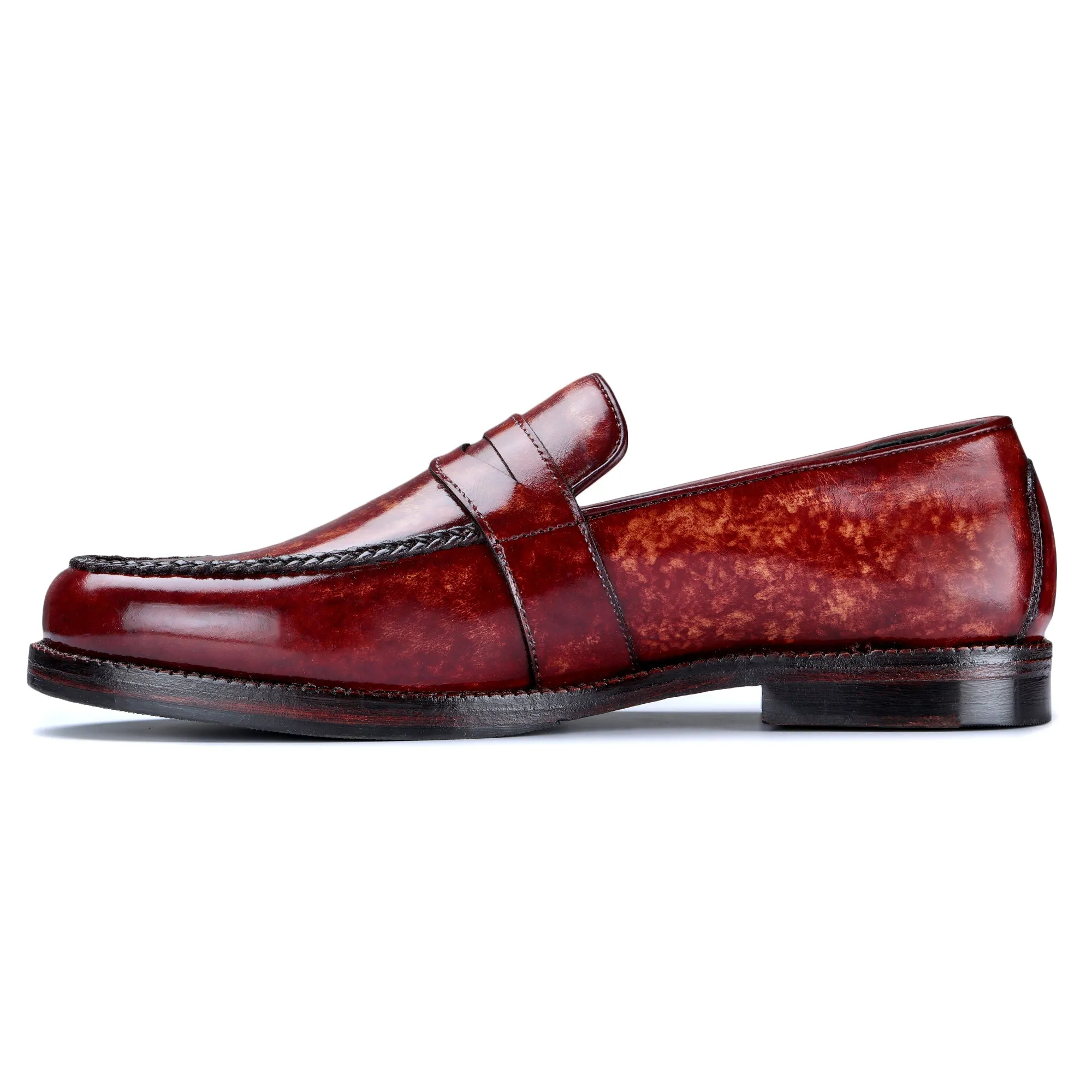 Penny Loafers - Reddish Brown