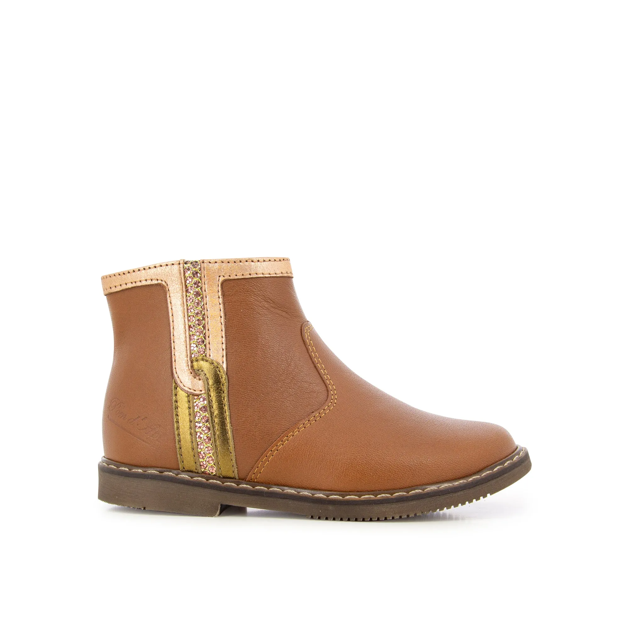 POM D'API CITY LOCK Camel bottines