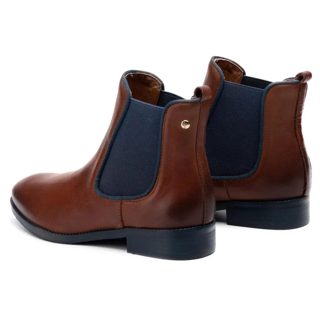 Royal Calfskin Leather Women's Chelsea Boots