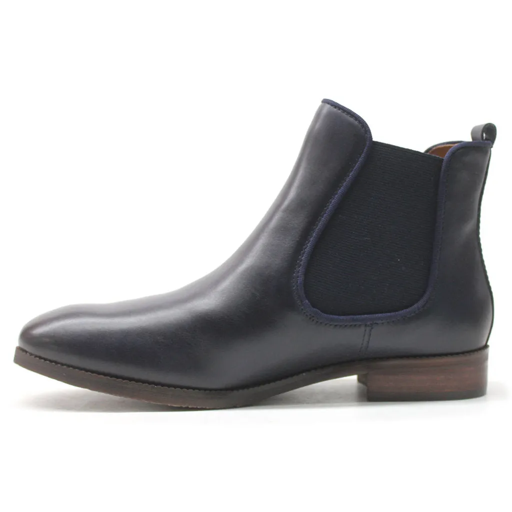 Royal Calfskin Leather Women's Chelsea Boots