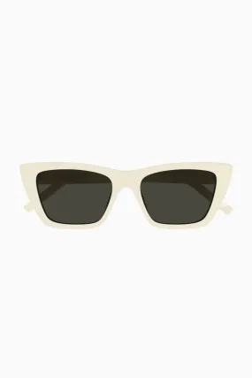 Saint Laurent Mica Sunglasses - Ivory