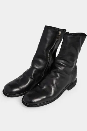 Stylish Side-Zip Mid-Top Leather Boots for Men | Model 698X - Comfort & Durability