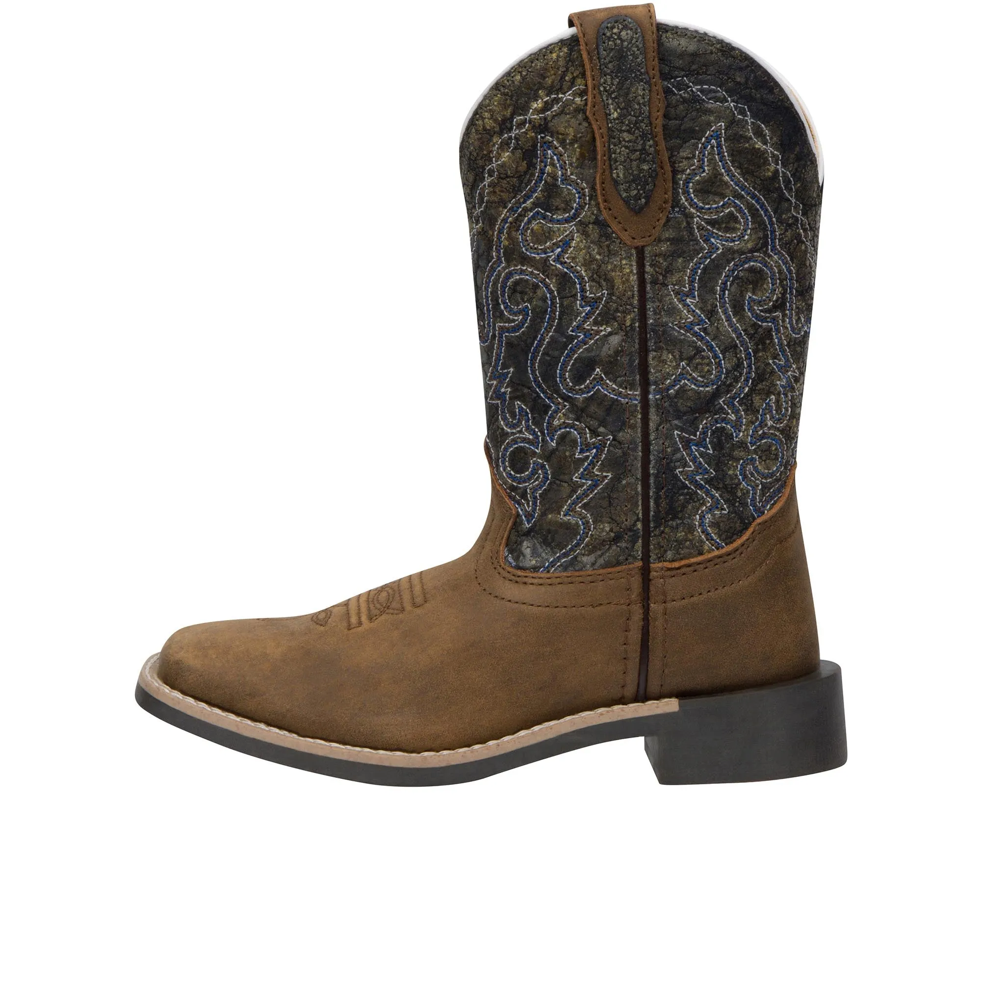 Smoky Mountain Boots Childrens Western Brown Navy