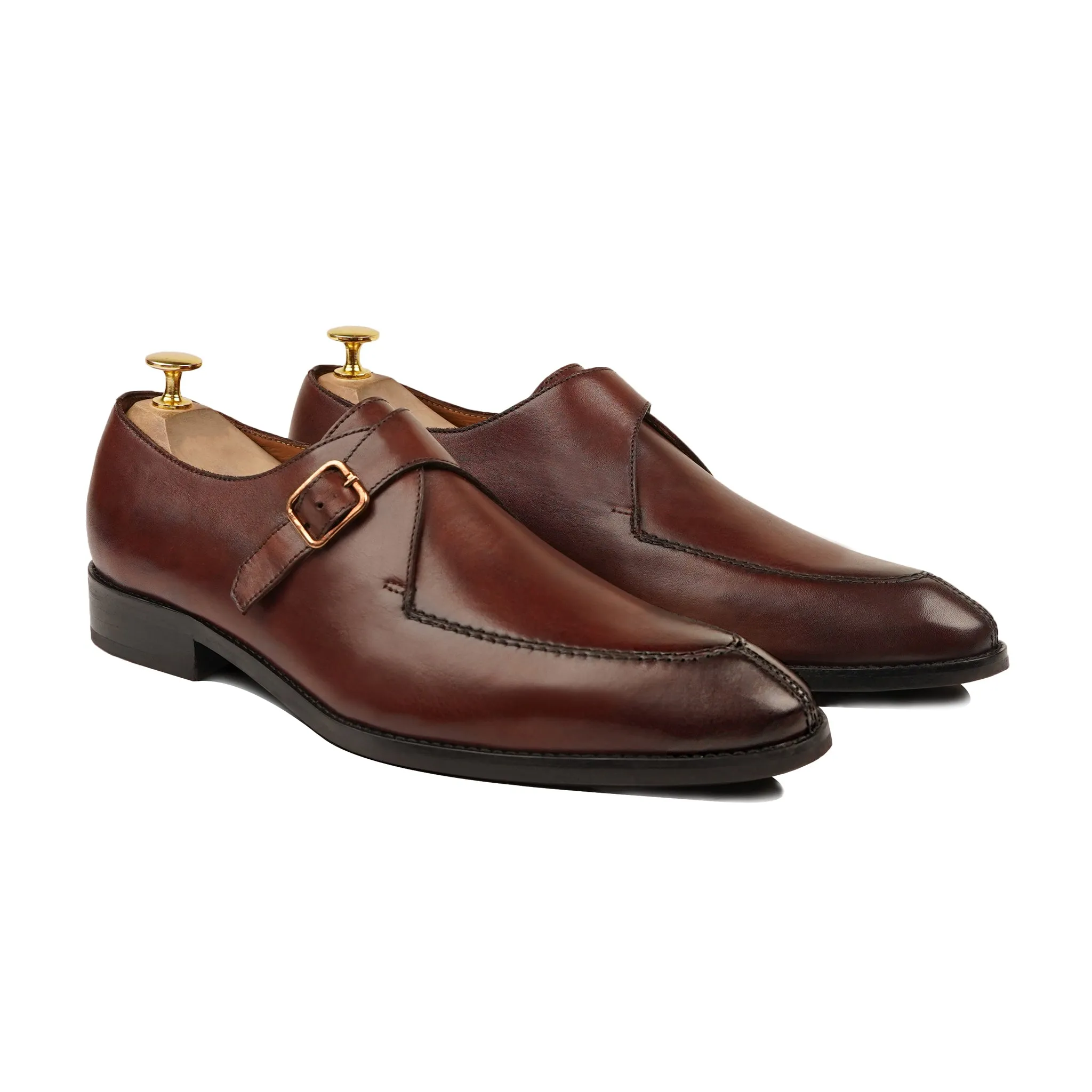 Tavistock - Men's Oxblood Calf Leather Single Monkstrap