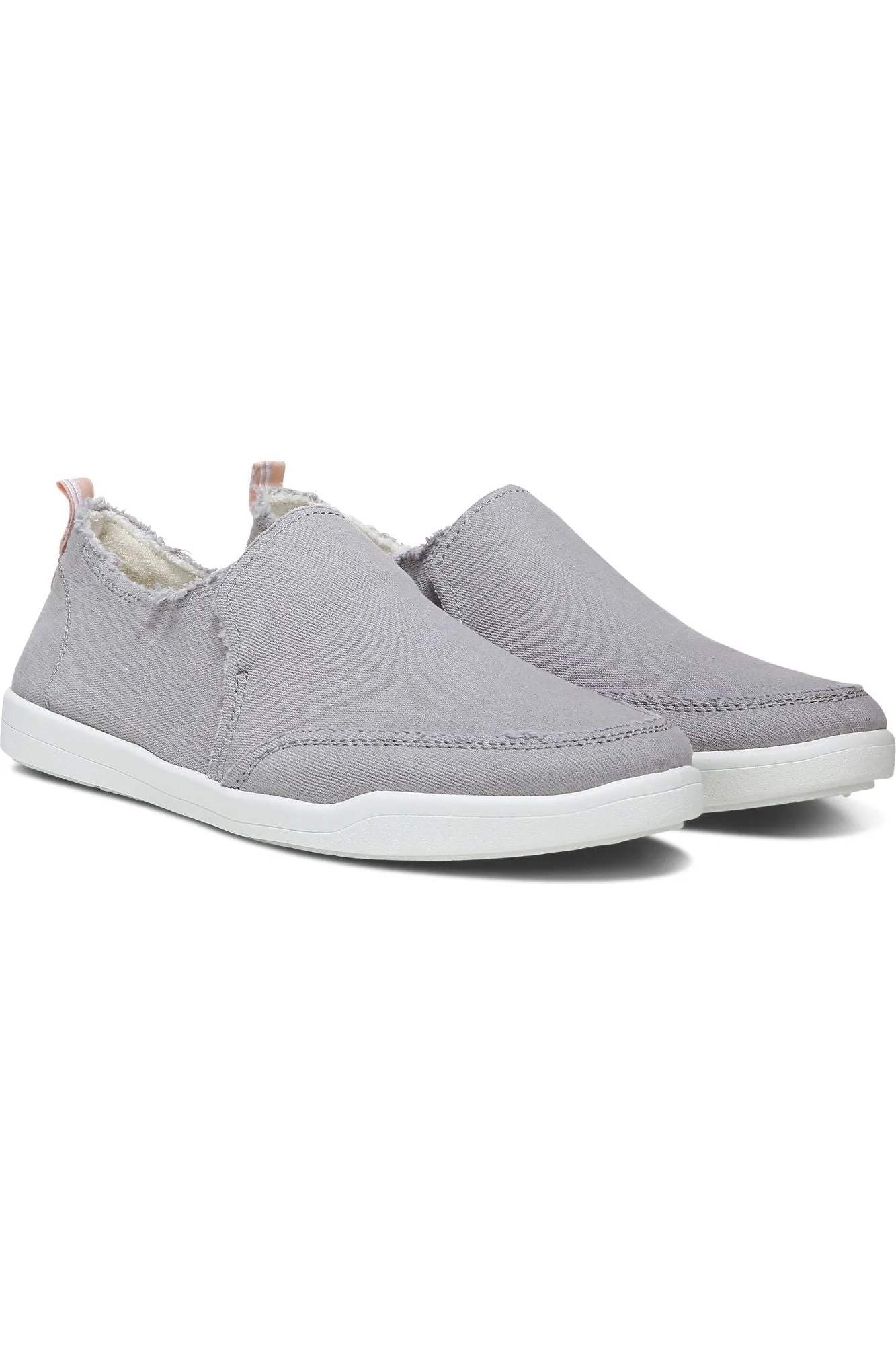 Vionic Canvas Slip-On Flat - Style Malibu GRY