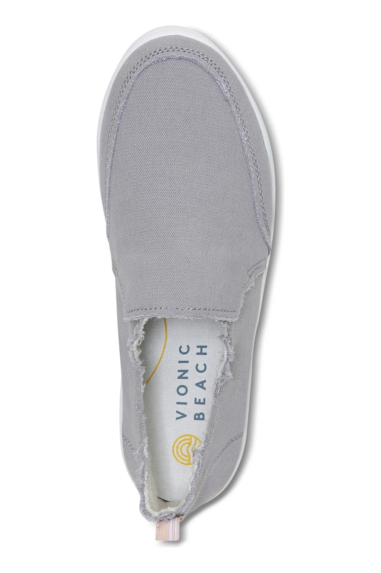 Vionic Canvas Slip-On Flat - Style Malibu GRY