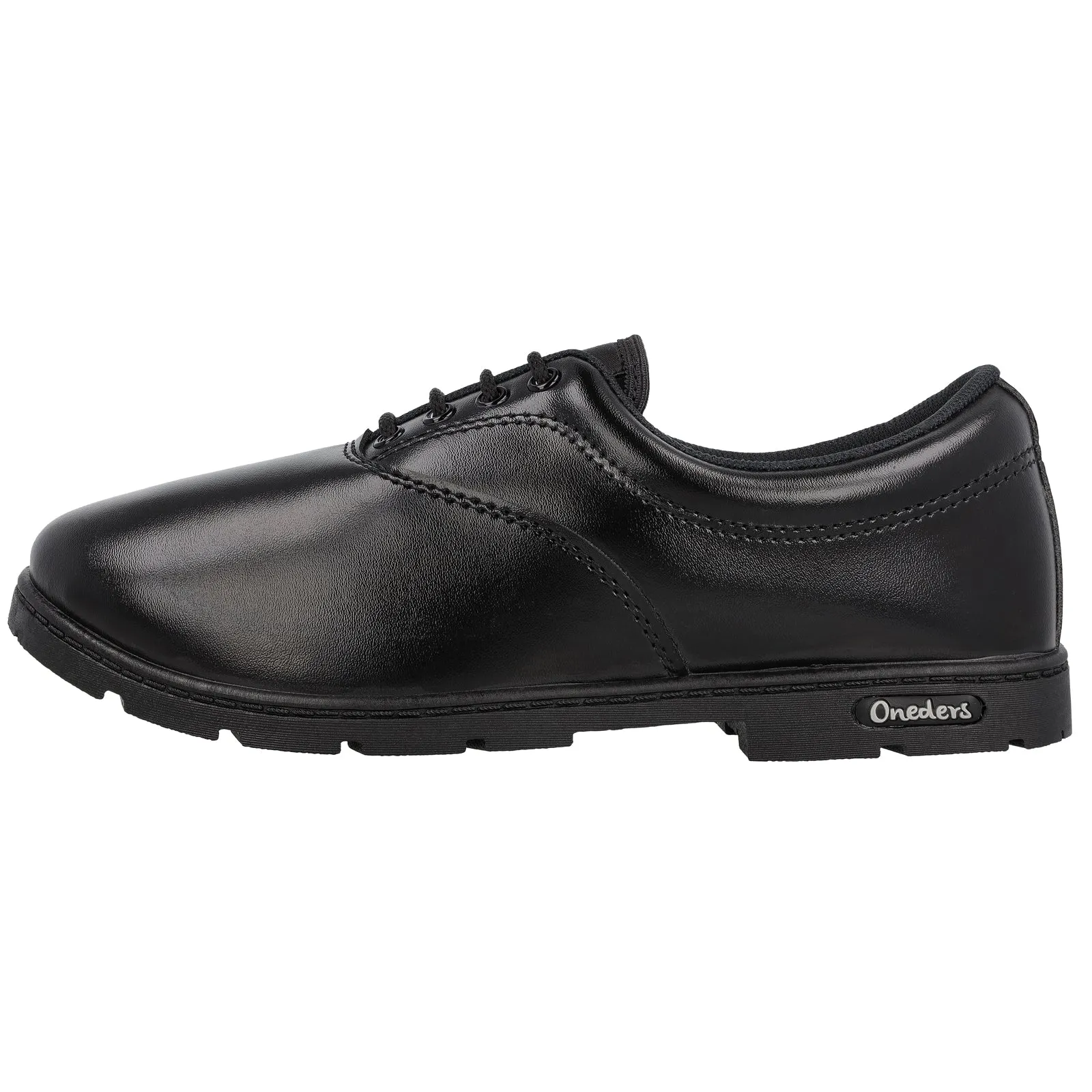 Walkaroo Senior boys School Shoes - WV522 Black