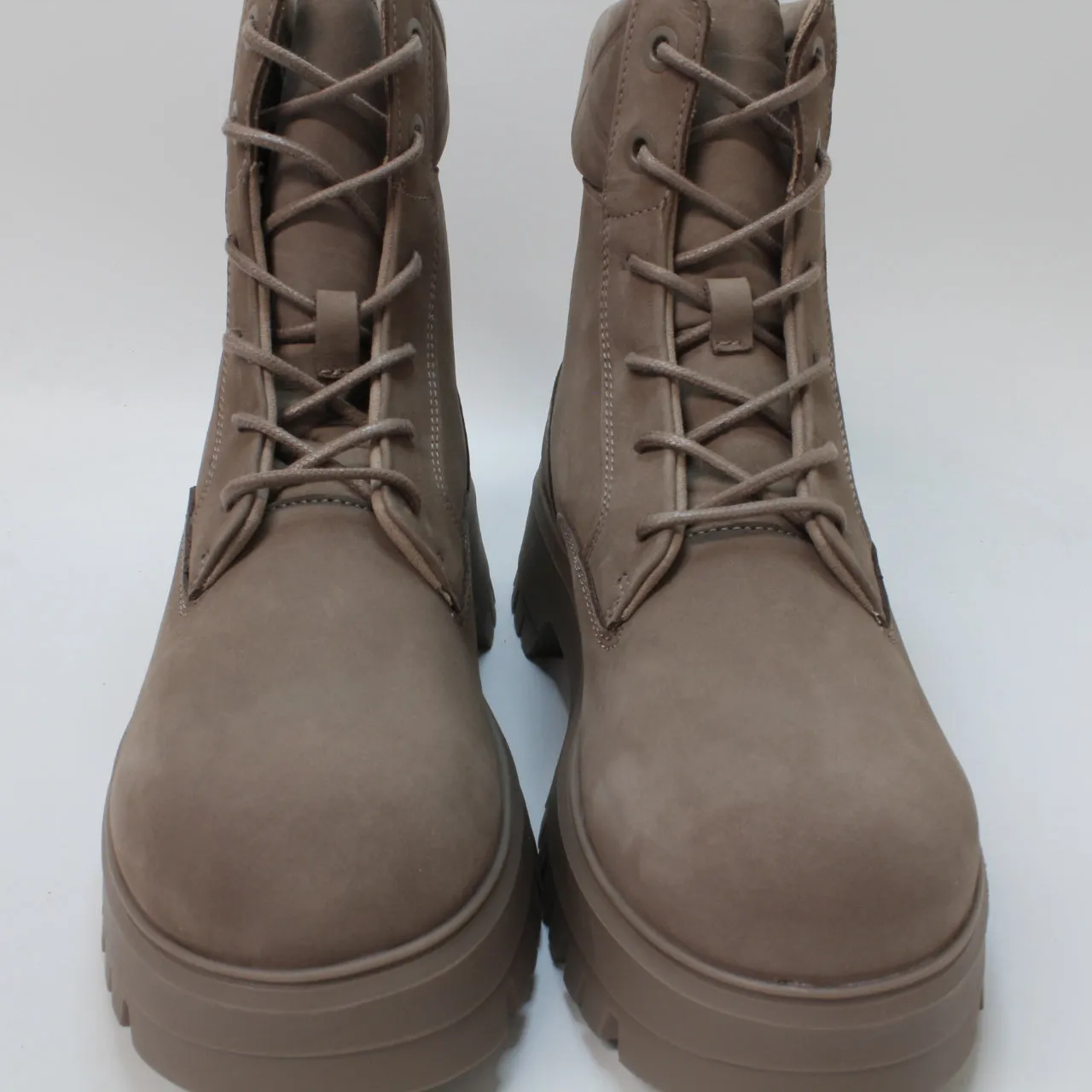 Womens Timberland Tn Lace Up Boots Taupe Grey Uk Size 5