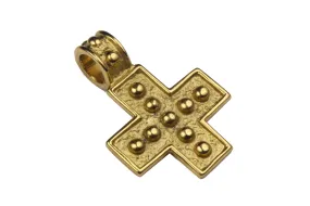 YVES SAINT LAURENT cross pendant necklace