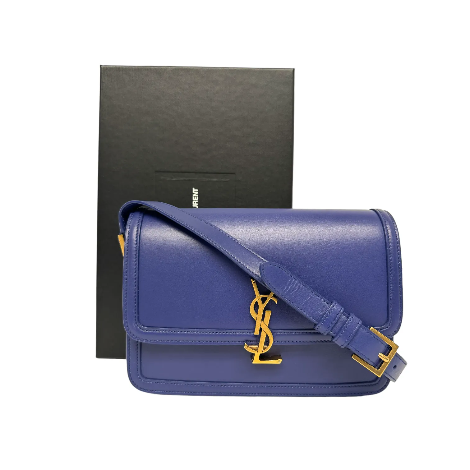 Yves Saint Laurent Solferino Blue Medium